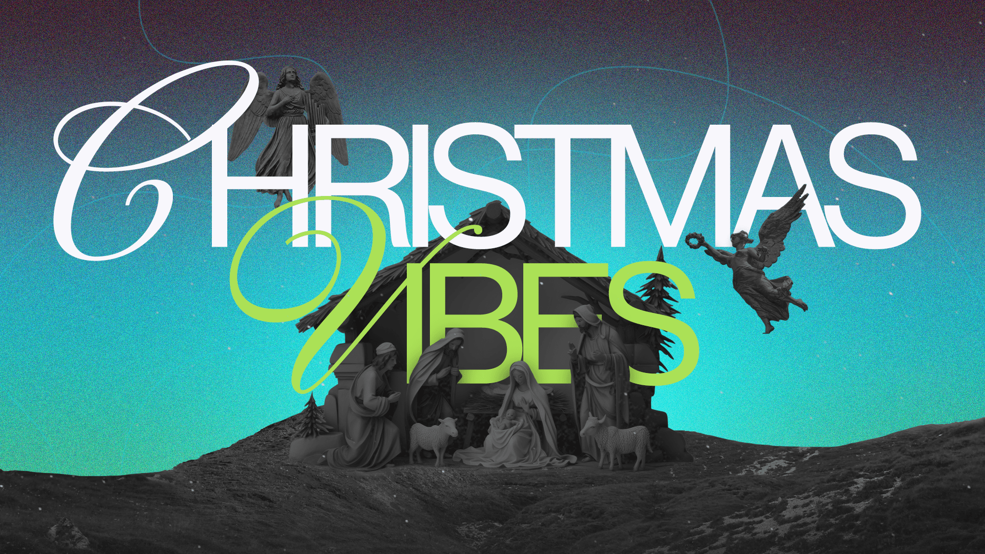 Christmas Vibes Sermons Series Graphic
