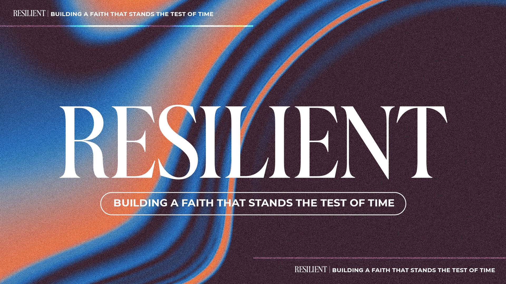 Resilient Sermon Series Graphics