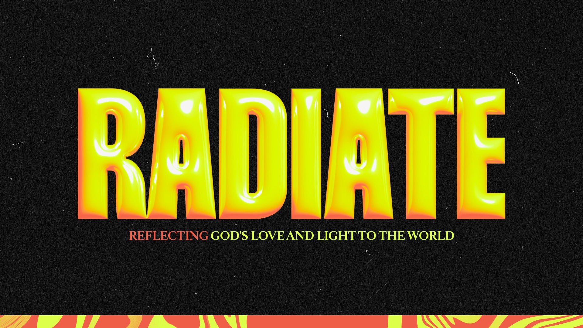 radiate sermon series graphics