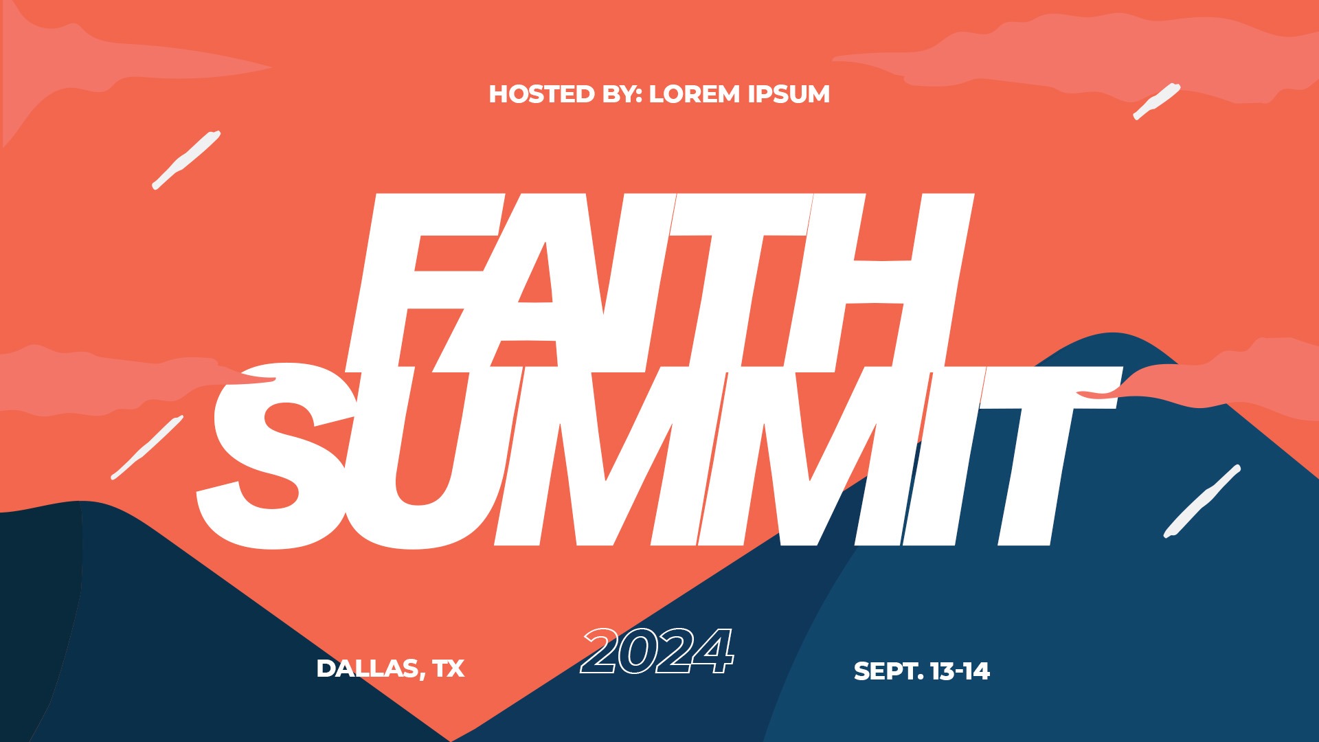 Faith Summit Sermon Series Graphics